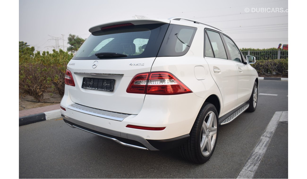 مرسيدس بنز ML 400 Mercedes ML400 - 2015 - GCC Specs - FSH - Under Warranty - Low Mileage -Immaculate Condition