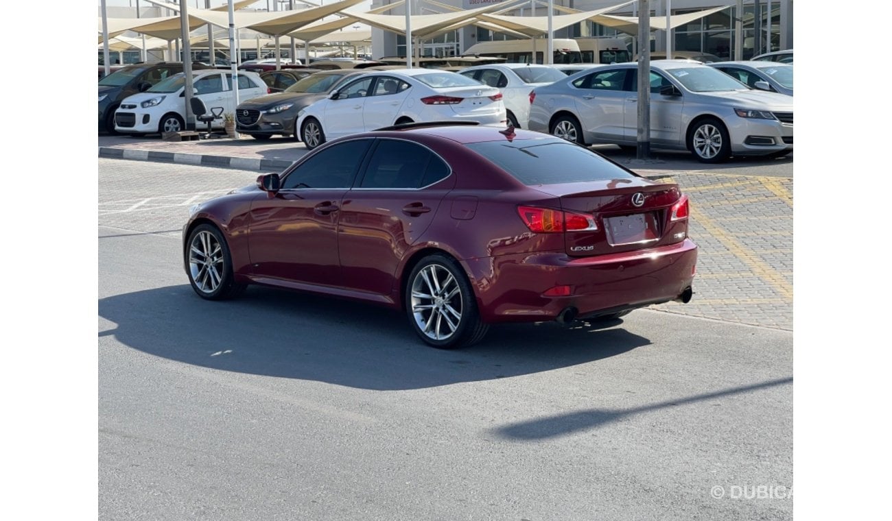 Lexus IS250 Lexus IS250 2009 red color