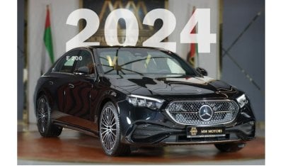 مرسيدس بنز E 200 Mercedes-Benz E 200 | 2024 GCC 0km | Agency Warranty | AMG Package | Wooden Trim | 360 View