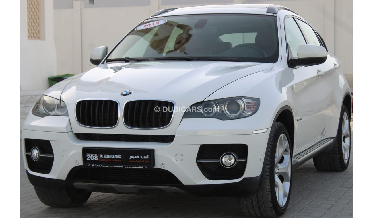 BMW X6 BMW X 6 WHITE GCC 2012 EXCELLENT CONDITION WITHOUT ACCIDENT