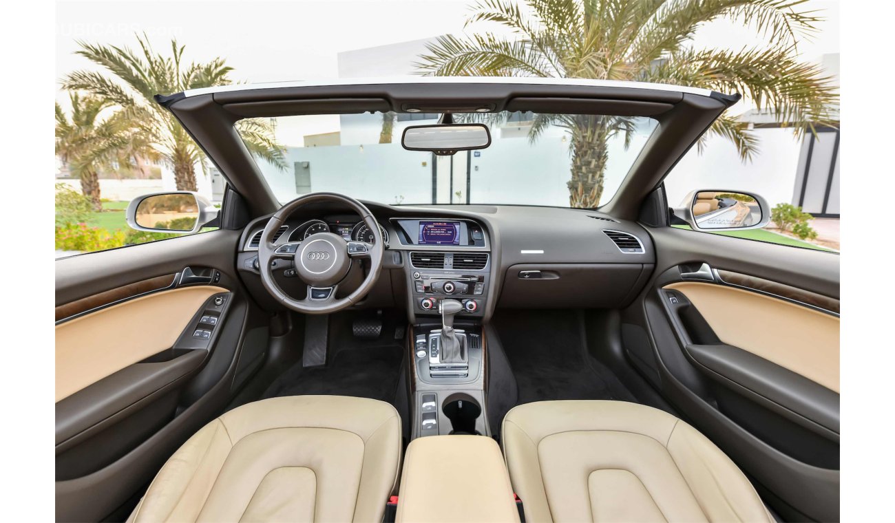 Audi A5 S-Line Cabriolet- Excellent Condition! - AED 1,155 PM - 0% DP