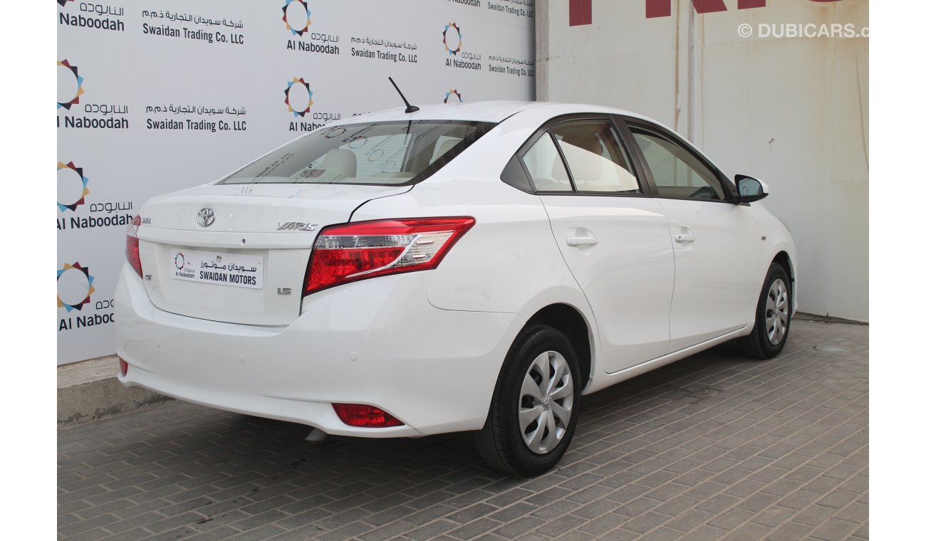 تويوتا يارس 1.5L SE SEDAN 2016 GCC DEALER WARRANTY