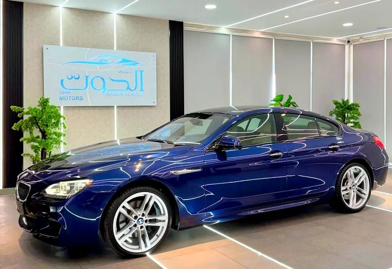 بي أم دبليو 640i STD LOVELY PEPSI COLOR 640i V6 || RADAR || GRAND COUPE || LOW MILEAGE