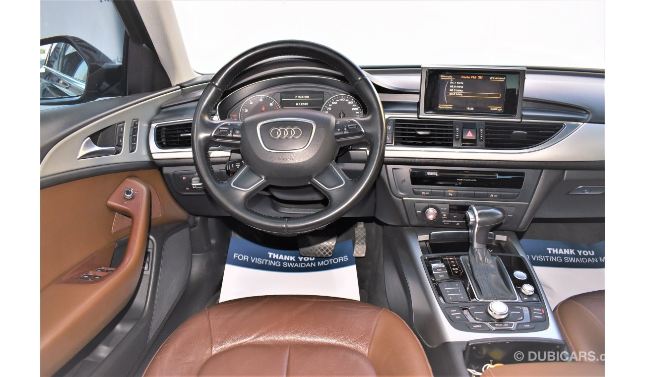 Audi A6 1.8L 2015 MODEL GCC SPECS