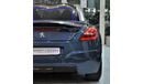 Peugeot RCZ EXCELLENT DEAL for our Peugeot RCZ 2015 Model!! in Blue Color! GCC Specs