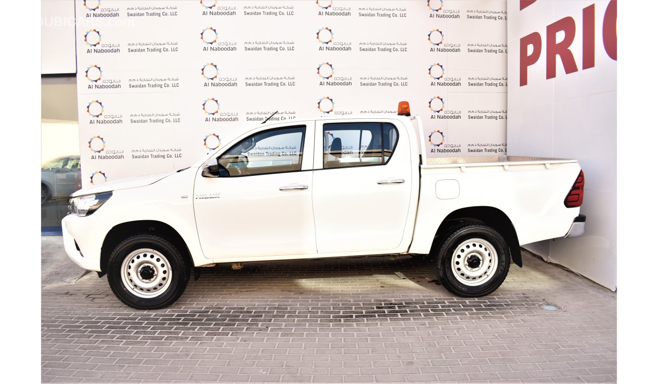 Toyota Hilux GL 2.7L AUTOMATIC DC 4WD 2017 GCC SPECS