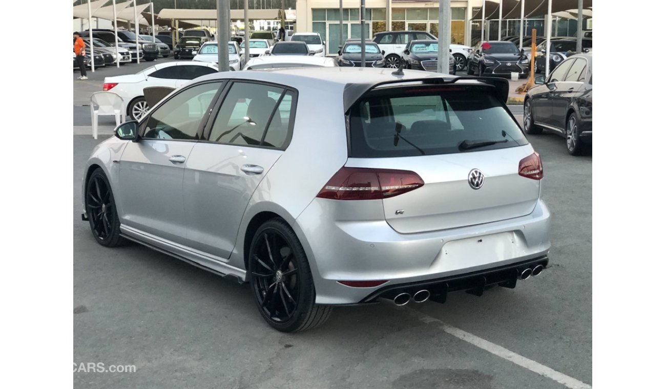 Volkswagen Golf GOLF R MODEL 2015 GCC car perfect condition full option panoramic roof leather seats back camera bac