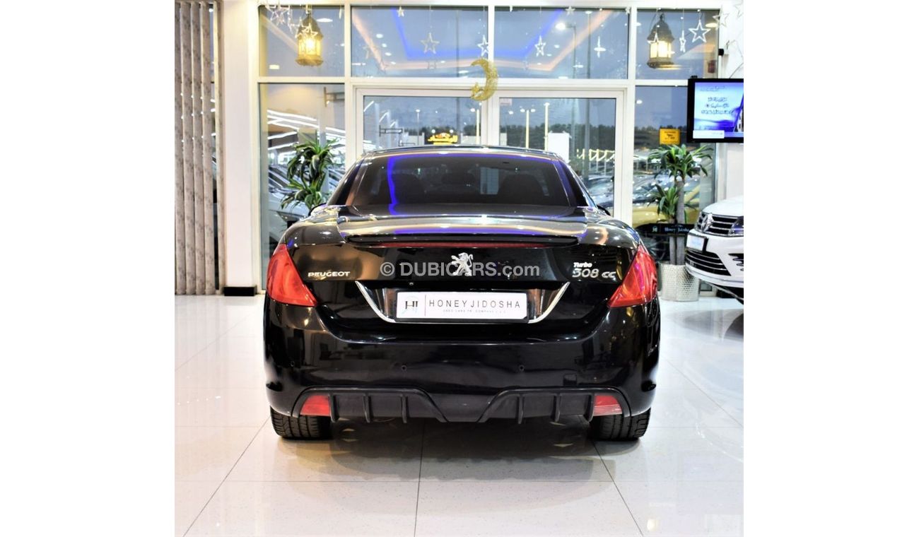 بيجو 308 CONVERTIBLE Peugeot 308 TURBO CC 2011 Model!! in Black Color! GCC Specs