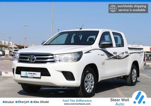 Toyota Hilux 2017 | HILUX 4X2 DOUBLE CABIN PICKUP 2.7 VVTI WITH GCC SPECS AND EXCELLENT CONDITION