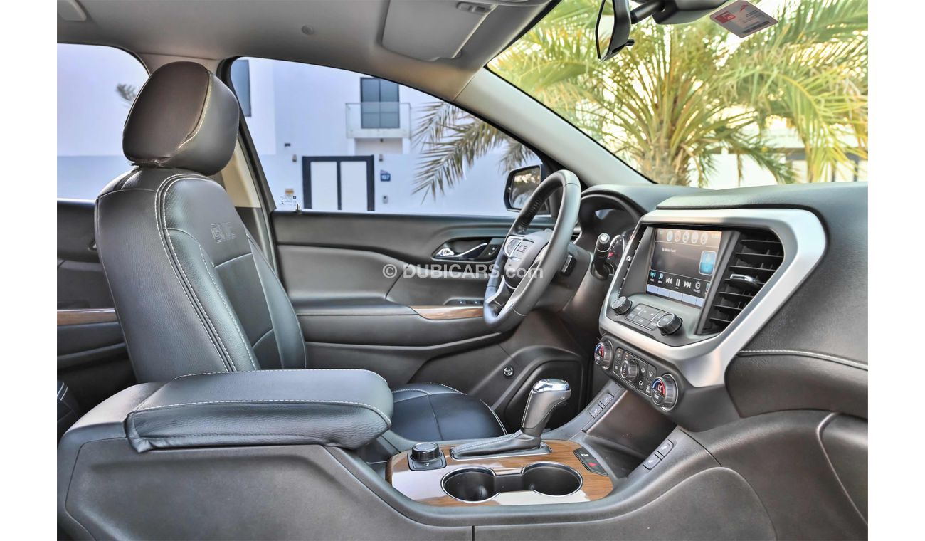 GMC Acadia | AED 1,743 Per Month | 0% DP | Exceptional Condition | Low Kms