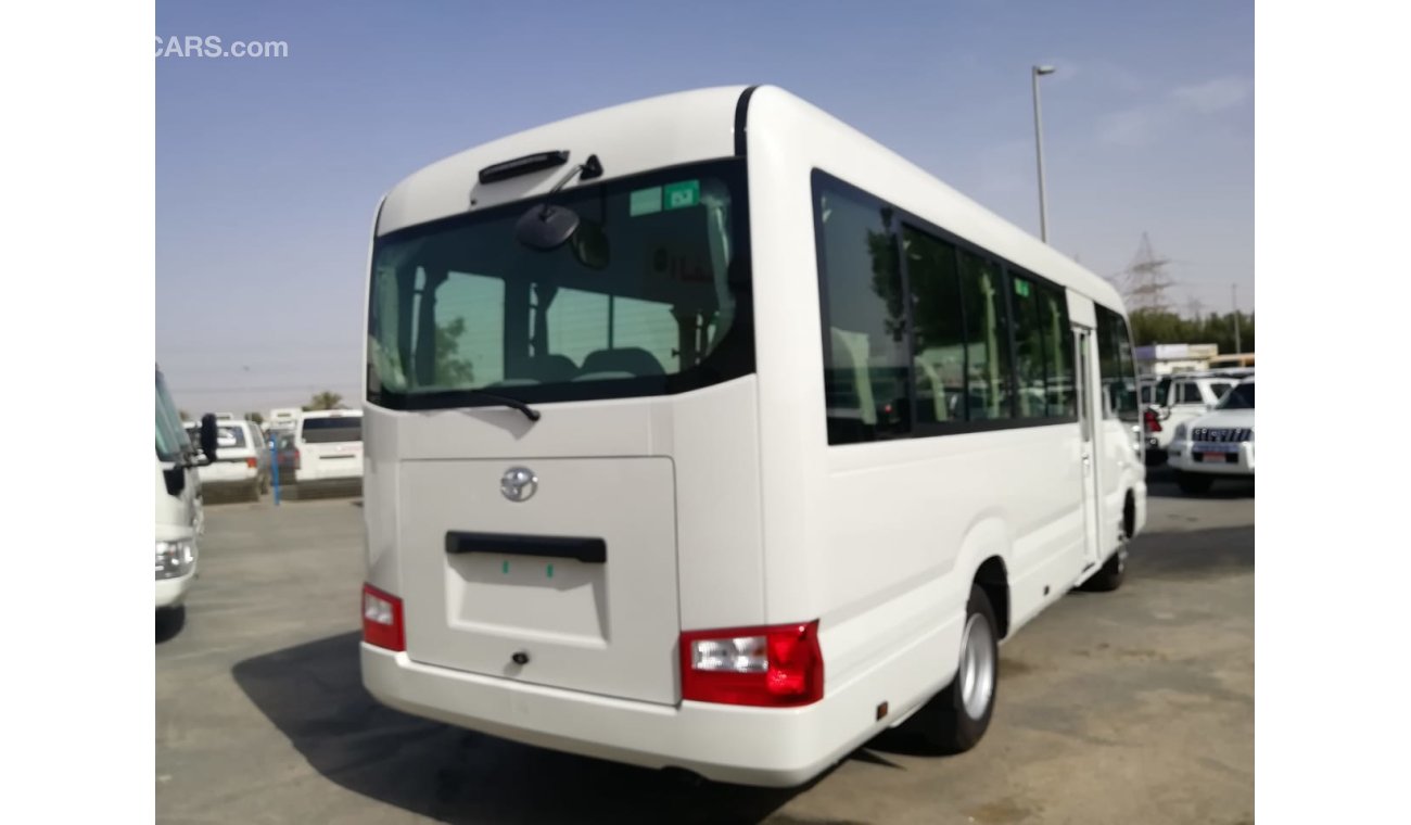 Toyota Coaster New 2019 4.2L Diesel 22 Seats +Cool Box +Curtain +Microphone