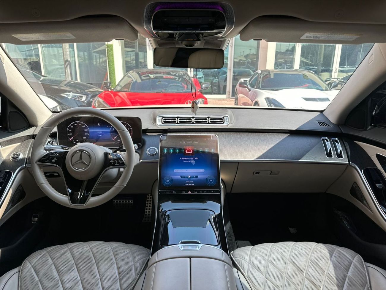 مرسيدس بنز S 580 مرسيدس بنز S580 وارد 2022 كلين تايتل صبغ وكاله ف اوبشن بحاله ممتازه