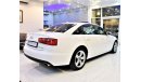 Audi A6 ORIGINAL PAINT ( صبغ وكاله ) AMAZING Audi A6 2015 Model!! in White Color! GCC Specs