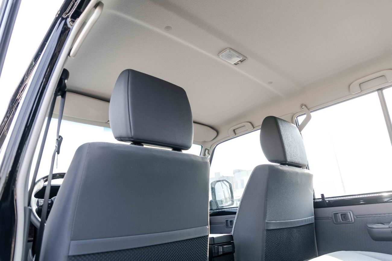 Toyota Land Cruiser LC76 Hardtop LX 4.0L - Manual - Attitude Black Inside Bluish Grey | Export Only