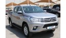 تويوتا هيلوكس 2018 4X4 DOUBLE CABIN GLX WITH GCC SPECS - FULL OPTION