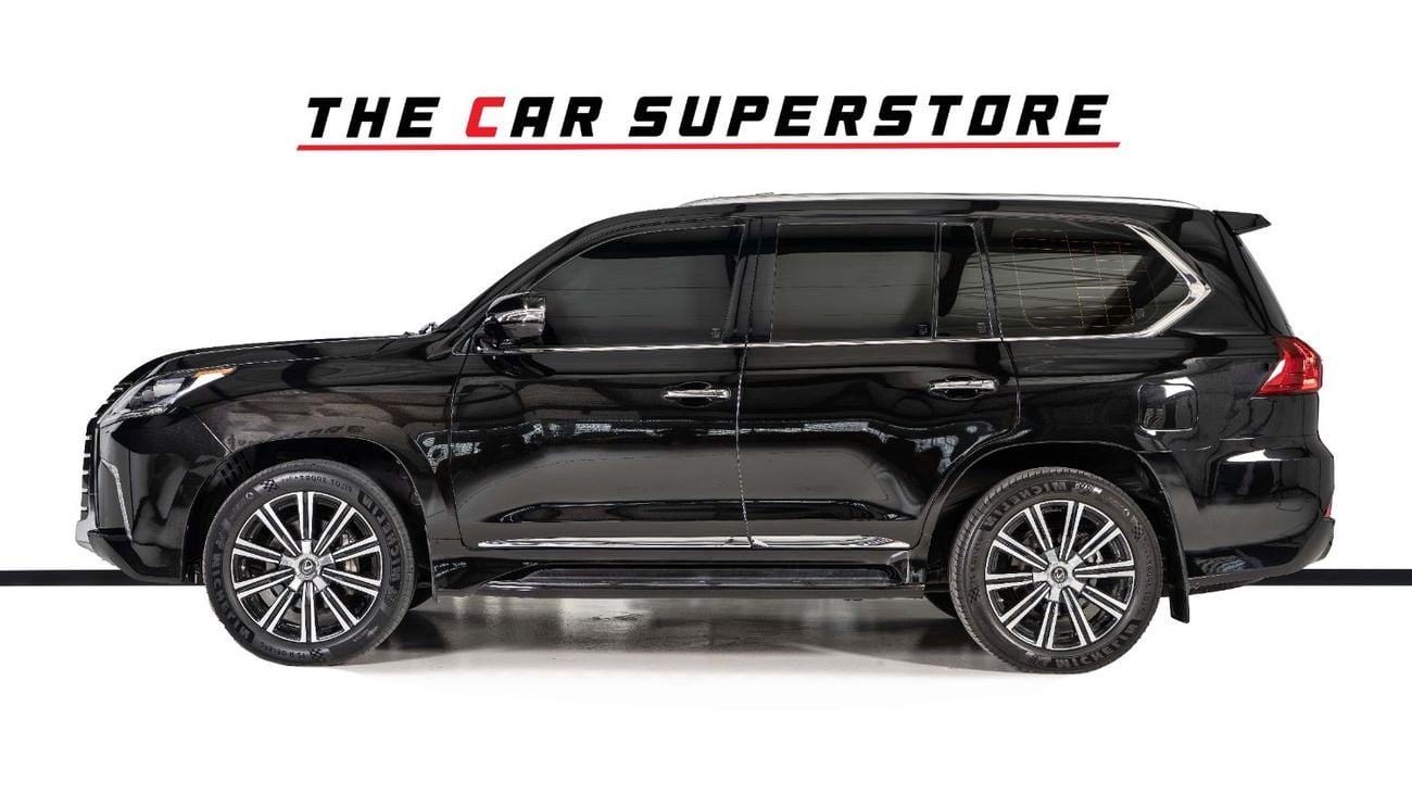 Lexus LX 570 Signature 5.7L 7 Seats-Al Futtaim Full Service History-Pearl Black Exterior Color
