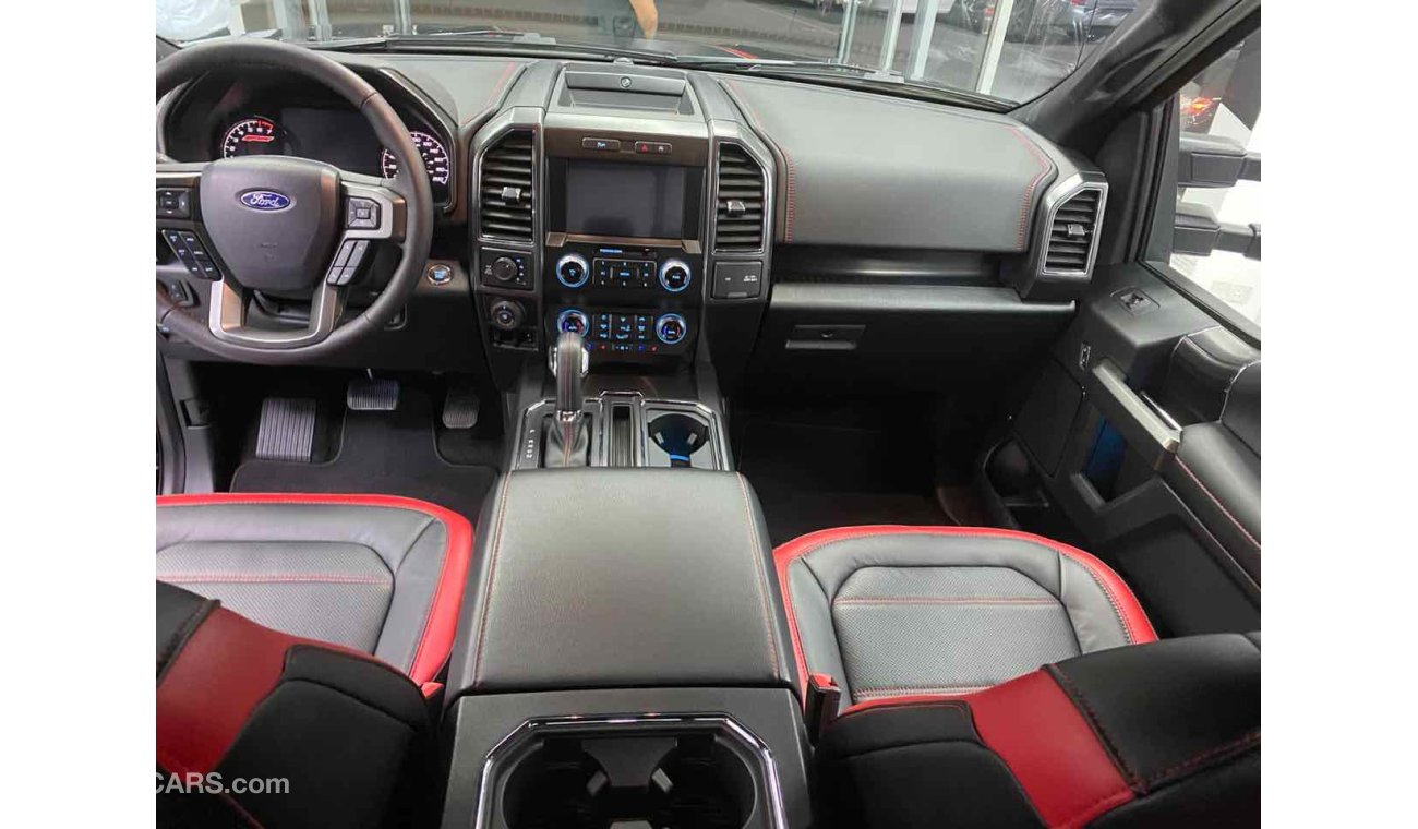 فورد F 150 “ Lariat - Panoramic Roof - Red/Black Leather - 0 km - Under Warranty - Led Lights “