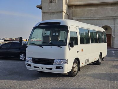 Toyota Coaster LWB Toyota coaster diesel 30 seaters 2008 LHD white in colour