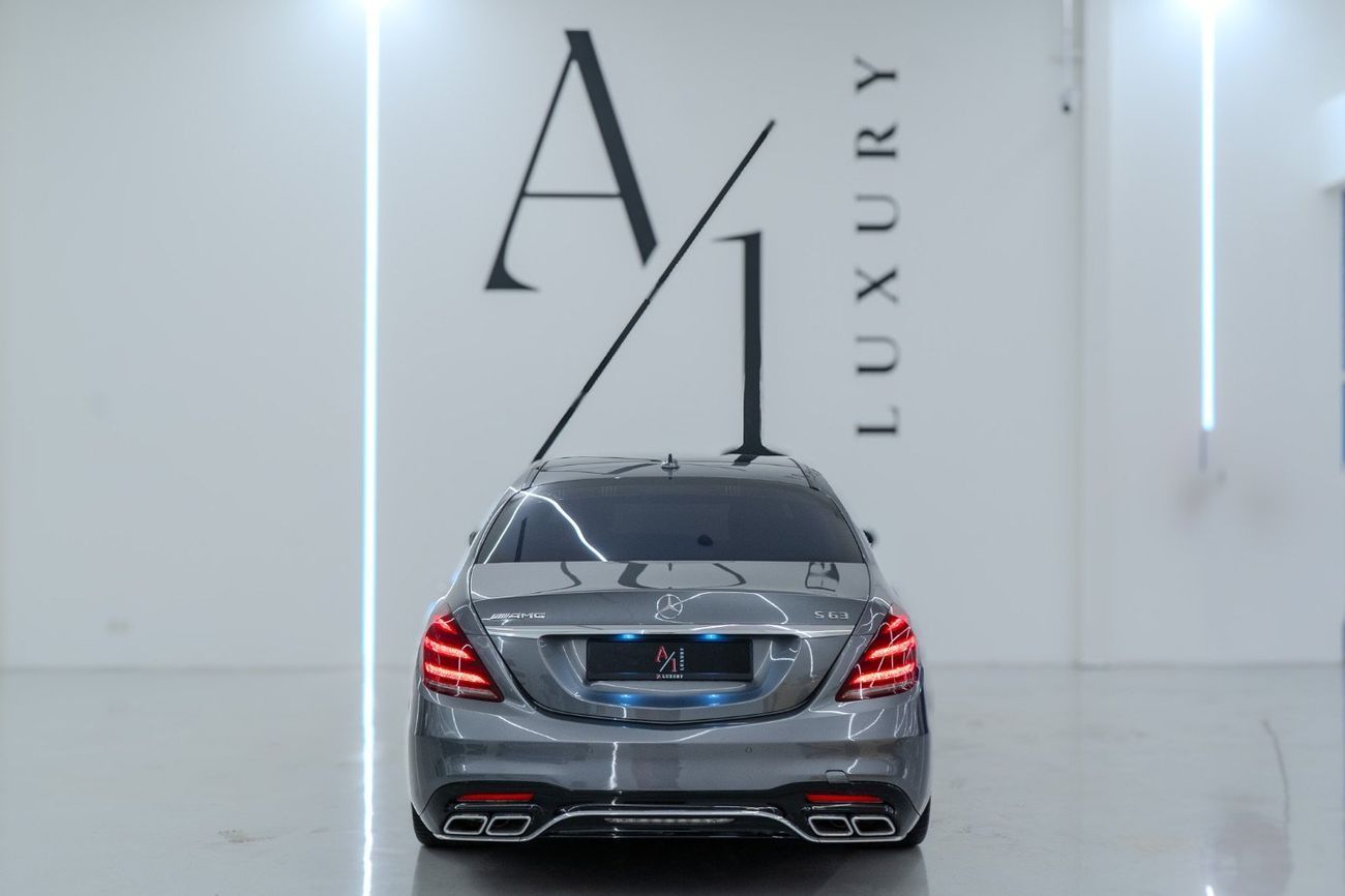 مرسيدس بنز S 63 AMG 2018 Mercedes S63, V8 Biturbo 4Matic+, Warranty, Excellent Condition, Korean Specs