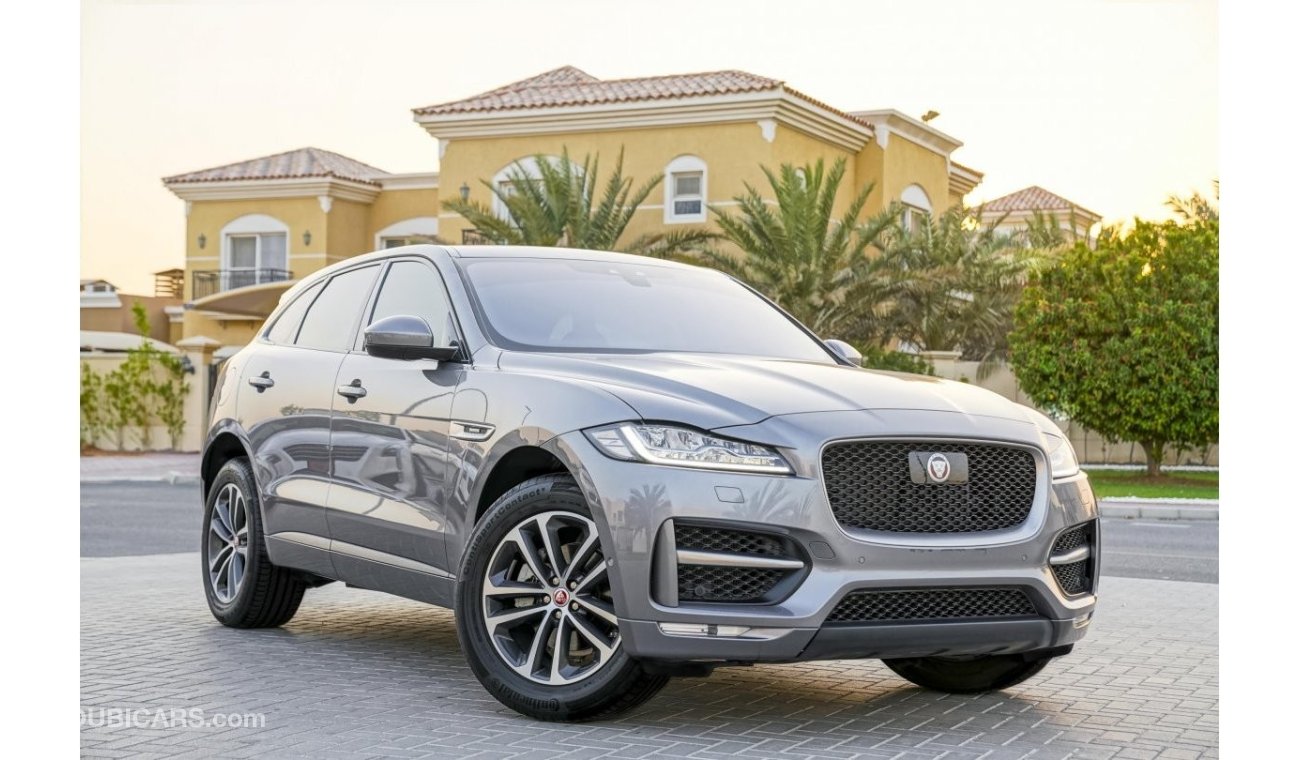 جاغوار F-Pace R sport  | 3,701 P.M | 0% Downpayment | Full Option | Agency Warranty