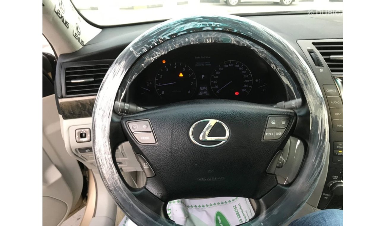 Lexus LS460 للبيع 460  خليجي موديل 2008 فل بدون حوادث