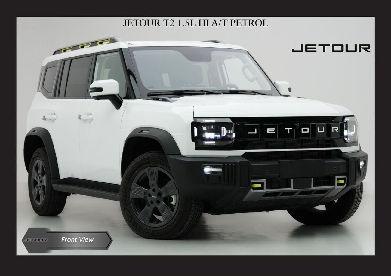 Jetour T2 COM Luxury Jetour T2 1.5 L Hi A/T Petrol 2025 Model GCC Specs(Export Only)