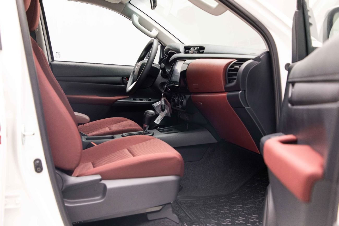 Toyota Hilux DLX 2.4L - Super White Inside Red | Export Only