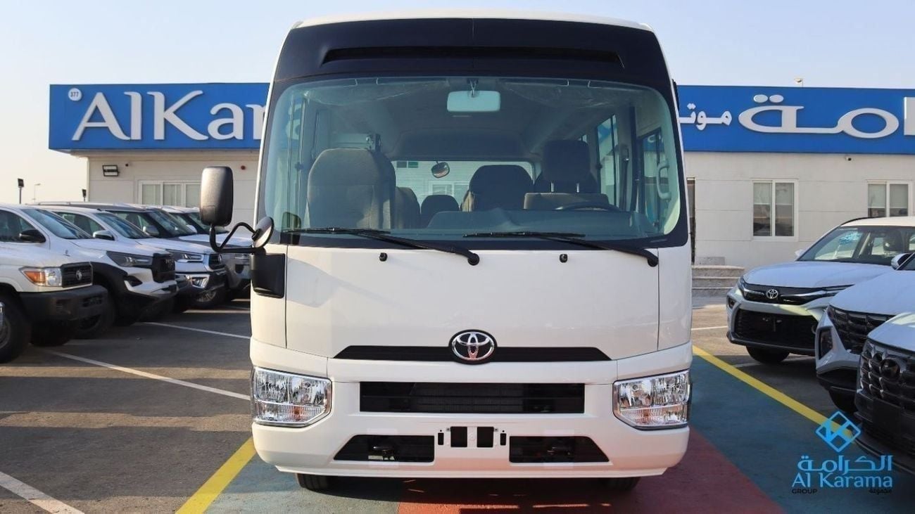 Toyota Coaster 2.7L Petrol Engine Manual Drive 5-Speed-better price than diesel buses-23 Seater, fabric Seat Radio