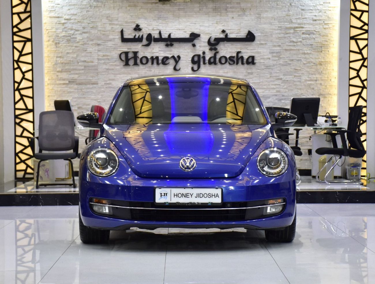 Volkswagen Beetle EXCELLENT DEAL for our Volkswagen Beetle ( 2015 Model ) in Blue Color GCC Specs