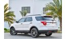 Ford Explorer AED 2,037 Per Month | 0% DP | Immaculate Condition with Full Service History