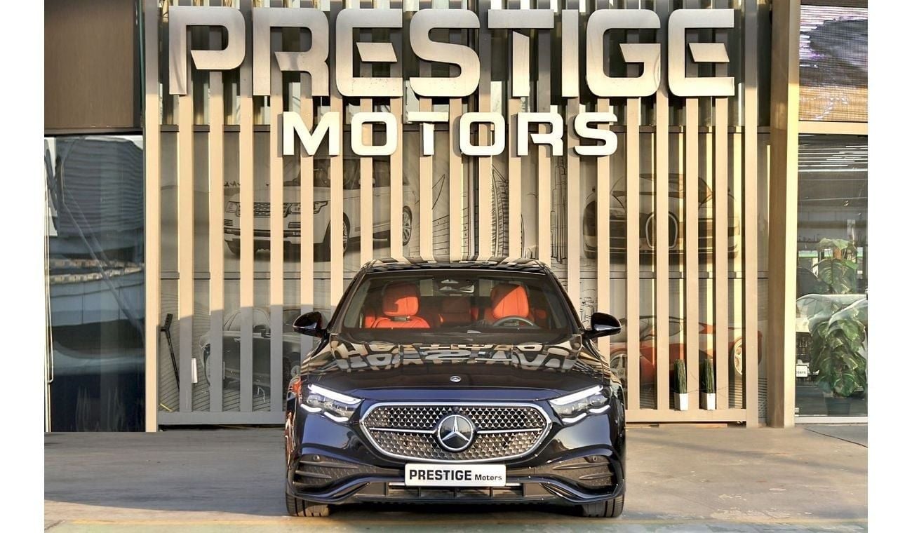 Mercedes-Benz E200 AMG NIGHT PACKAGE RWD. For Local Registration +10%