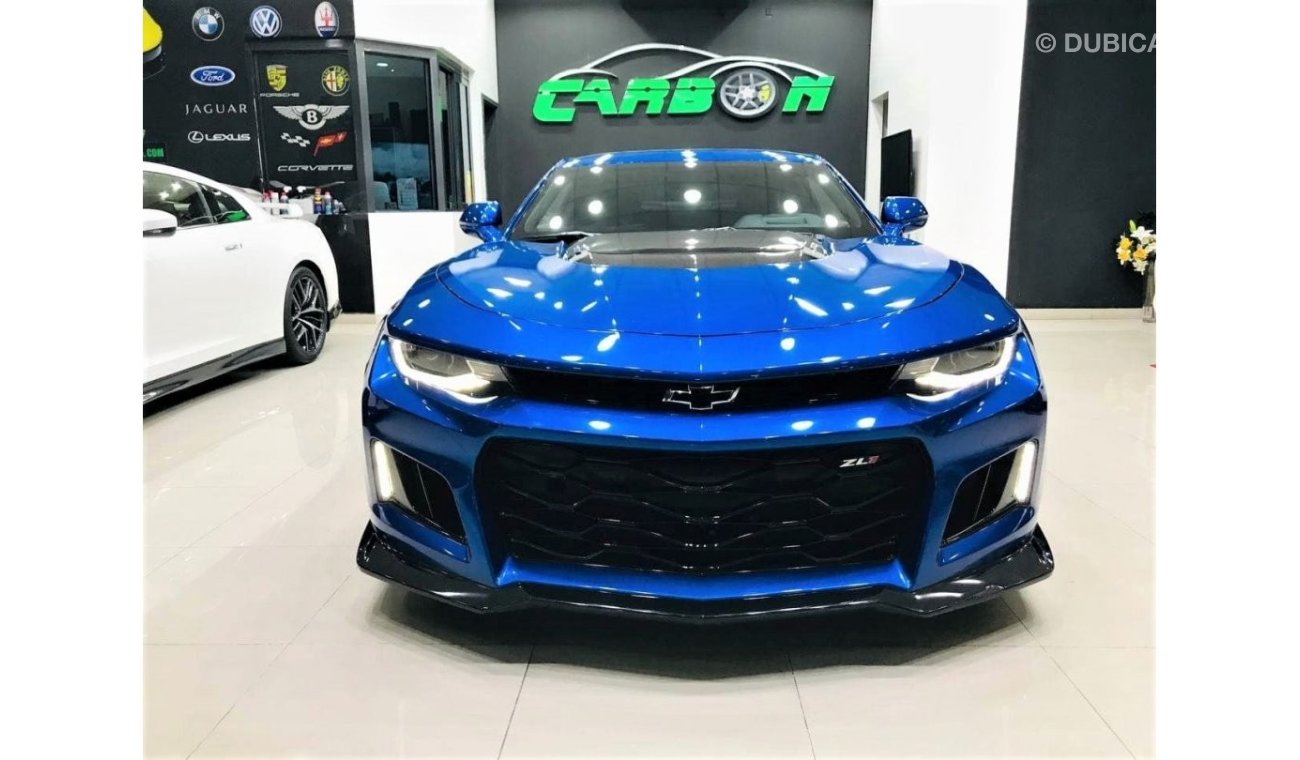 شيفروليه كامارو CHEVROLET CAMARO ZL1 2018 GCC CAR WITH FULL SERVICE HISTORY WARRANTY TILL 2024 ORIGINAL PAINT