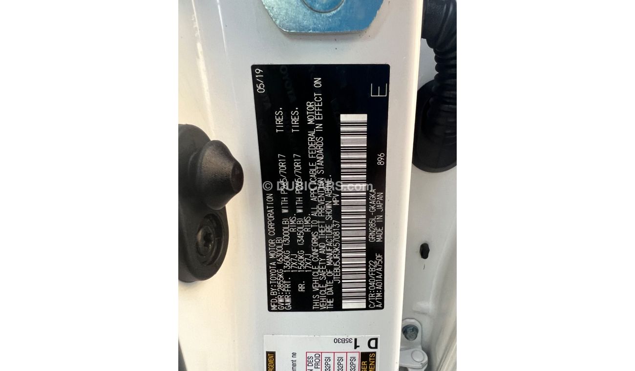 Toyota 4Runner 2019 XP SPECIAL EDITION FULL OPTION 4x4 USA IMPORTED