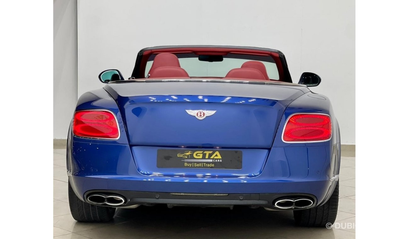 Bentley Continental GTC 2014 Bentley Continental GT-Full Service History-GCC