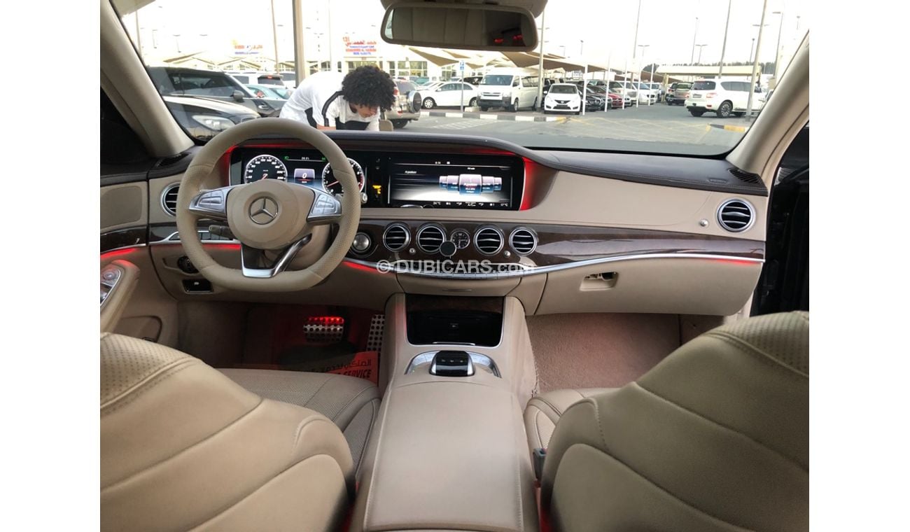 Mercedes-Benz S 500 Mercedes Benz S500 model 2015 GCC car prefect condition full option  panoramic roof leather seats ba