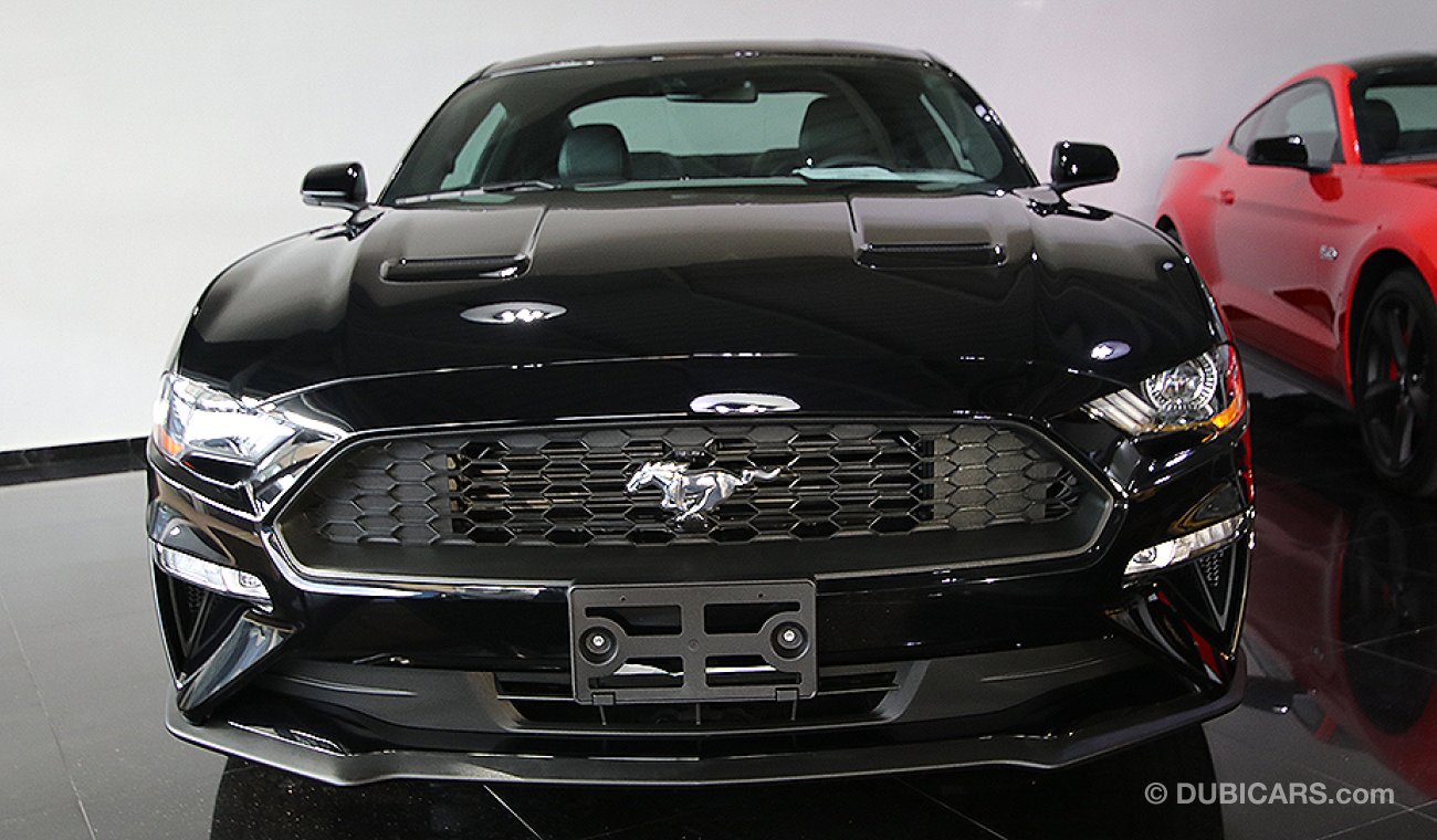 Ford Mustang Ecoboost 2019, GCC, 0km w/ 3 Years or 100K km Warranty and 60K km Service from Al Tayer