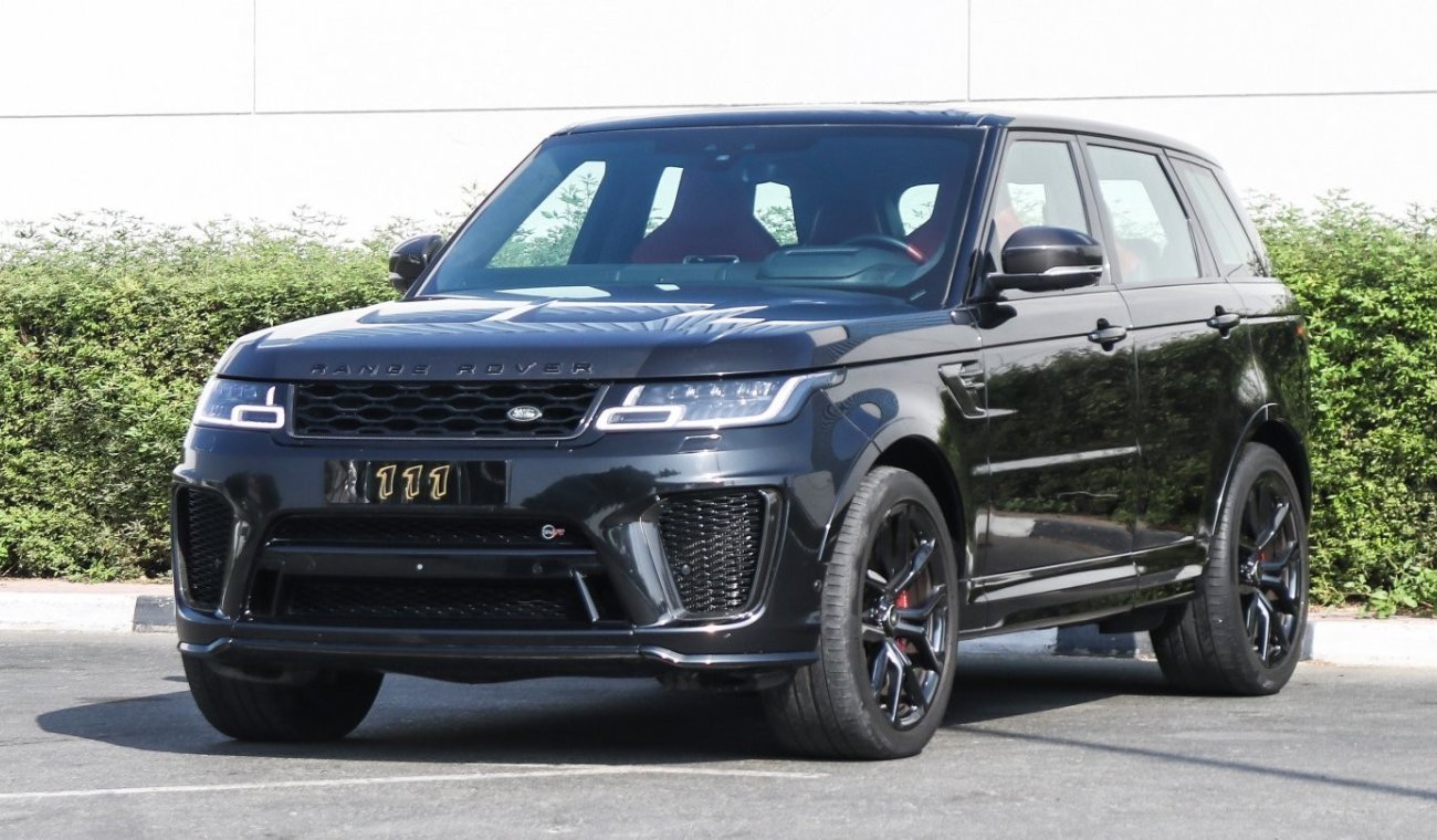 Land Rover Range Rover Sport SVR 5 years warranty / GCC Specifications