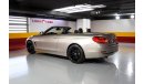 بي أم دبليو 420 BMW 420i Sport Line Convertible Lowest Mileage 2016 GCC under Warranty with Flexible Down-Payment.