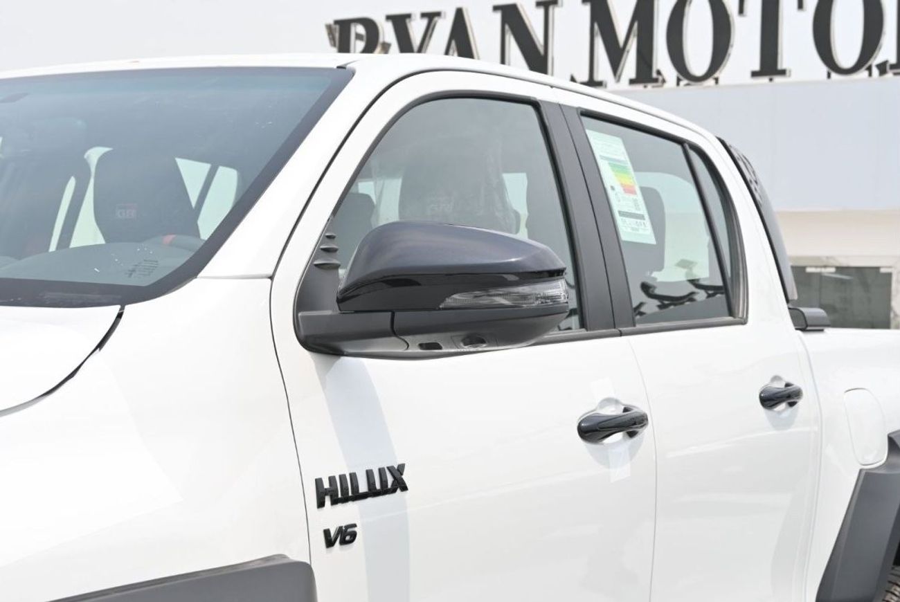 تويوتا هيلوكس Toyota Hilux GR Sport 4.0L V6, Petrol, 4WD, Pickup, Model 2024, Color White