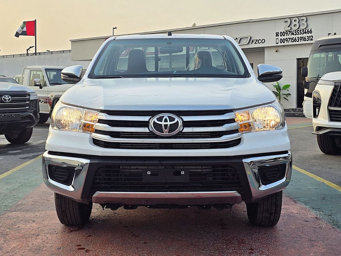 تويوتا هيلوكس  Toyota Hilux Single Cabin 2.4L diesel turbo M/T 2*4 White Color 2026 Model