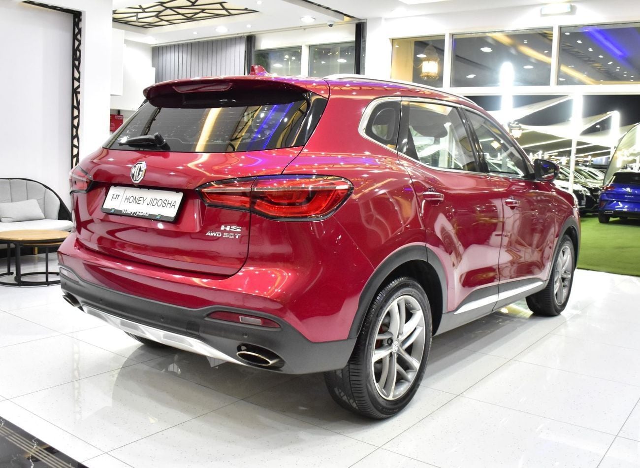 MG HS EXCELLENT DEAL for our MG HS Trophy ( 2021 Model ) in Red Color GCC Specs