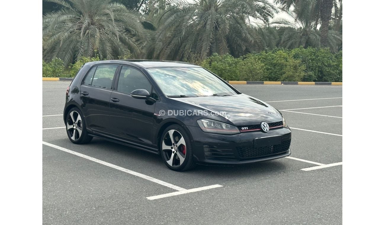 Volkswagen Golf GTI MODEL 2015 GCC CAR PREFECT CONDITION INSIDE AND OUTSIDE FULL FULL OPTION PANORAMIC ROOF LEATHER
