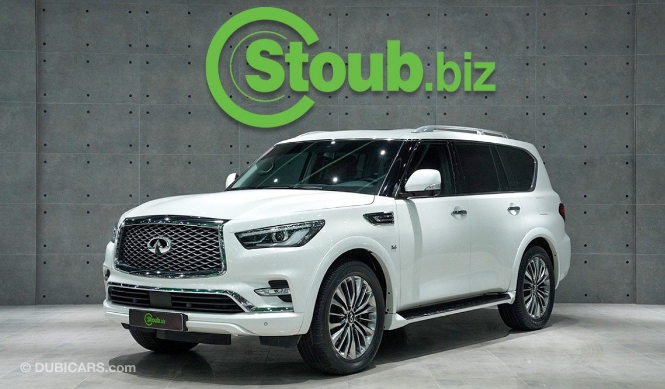 Infiniti QX80 Standard DEALER WARRANTY UNTIL JANUARY 2025 - QX 80 - GCC - SERVICE HISTORY