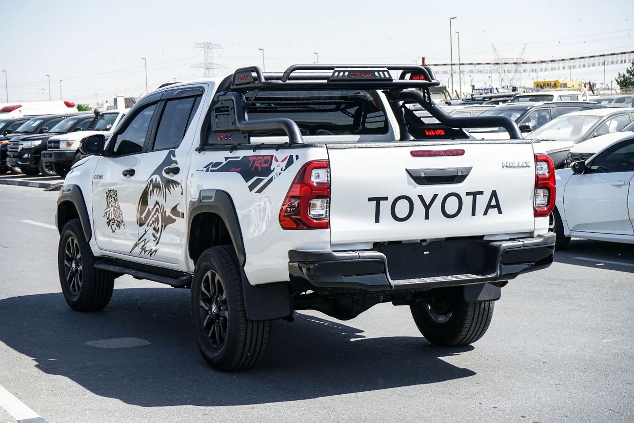 تويوتا هيلوكس The Toyota Hilux is a legendary, mid-size pickup truck known for its exceptional ruggedness, durabli