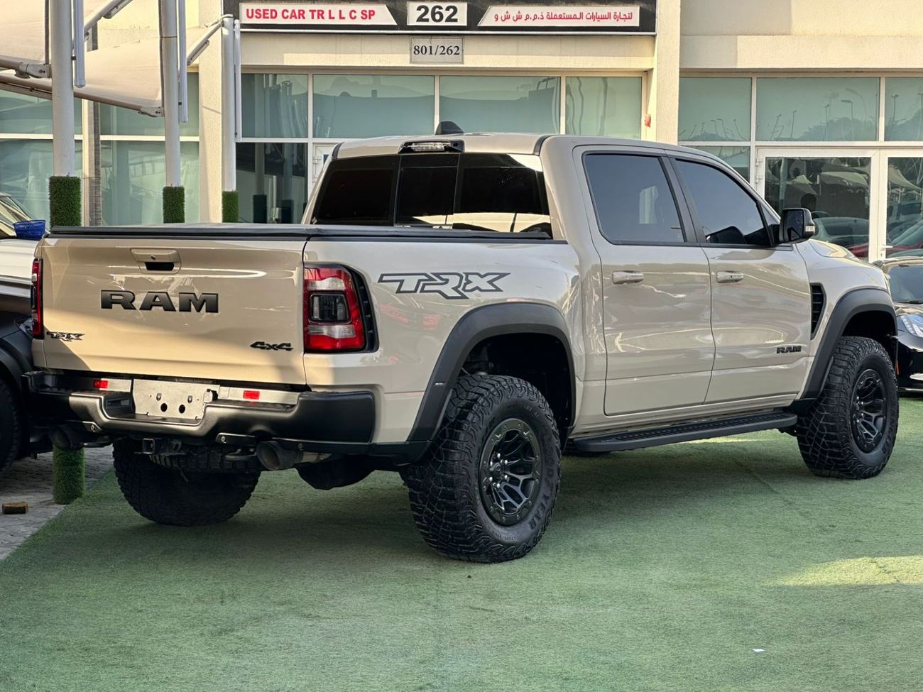 RAM 1500 TRX DODGE RAM TRX 6.2 SUPER CHARGE 2022 GCC FULL OPTION ORIGINAL PAINT PERFECT CONDITION UNDER WARRANTY