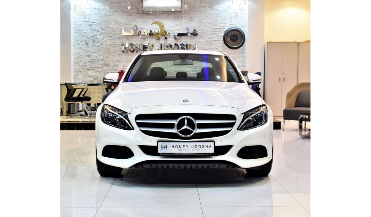 مرسيدس بنز C 180 AMAZING Mercedes Benz C180 1.6L 2016 Model!! in White Color! GCC Specs