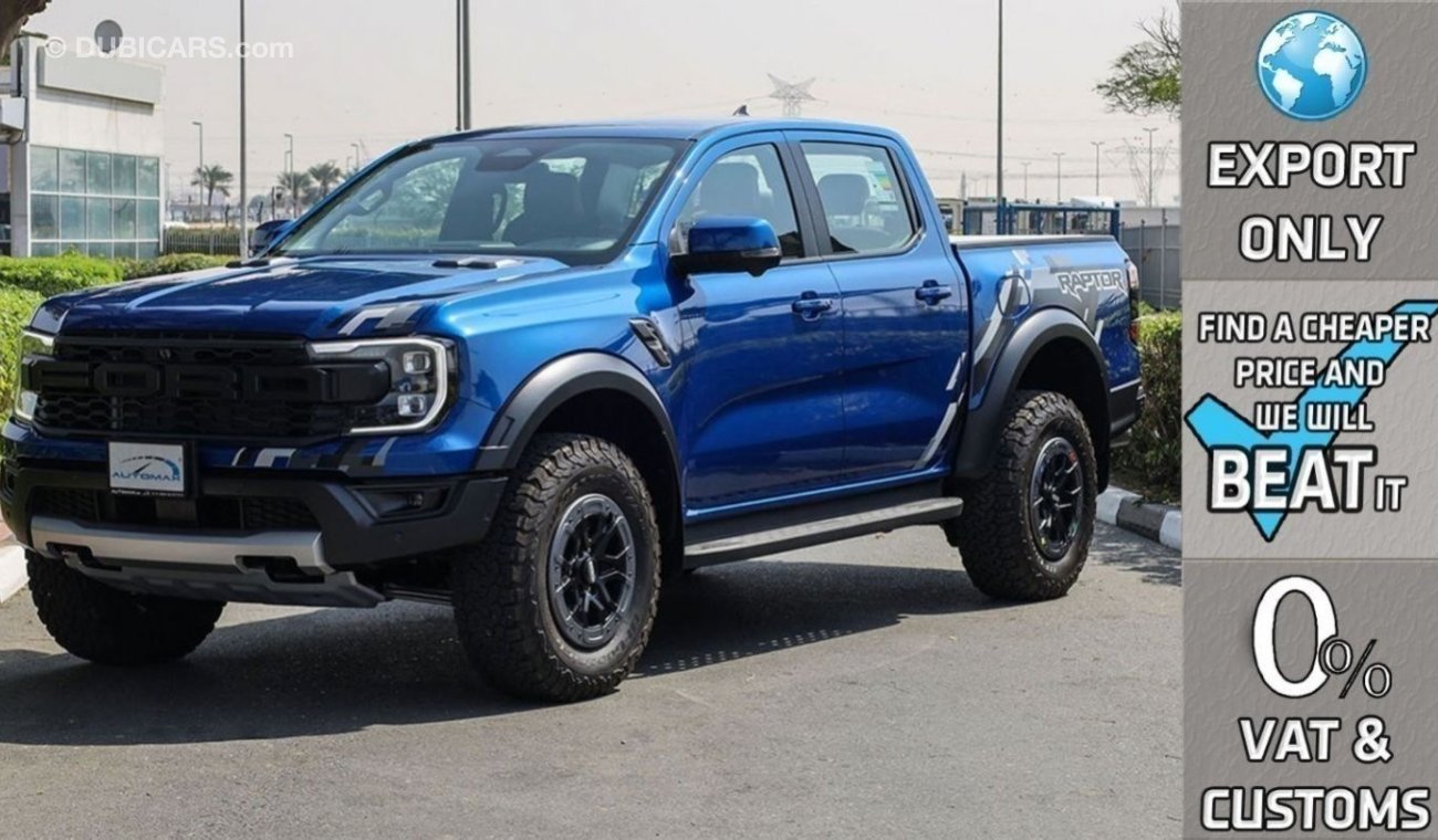 فورد رينجر رابتور Raptor V6 3.0L Ecoboost 4X4 , 2024 GCC , 0Km , (ONLY FOR EXPORT)