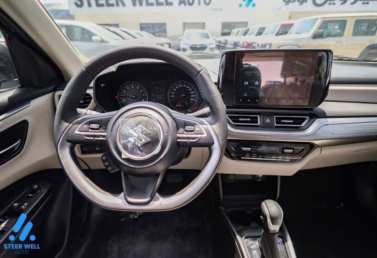 Suzuki Dzire 2025 GLX 1.2-litre 3-cylinder petrol engine - 5 Speed AT - 9 inch Touchscreen - EXPORT