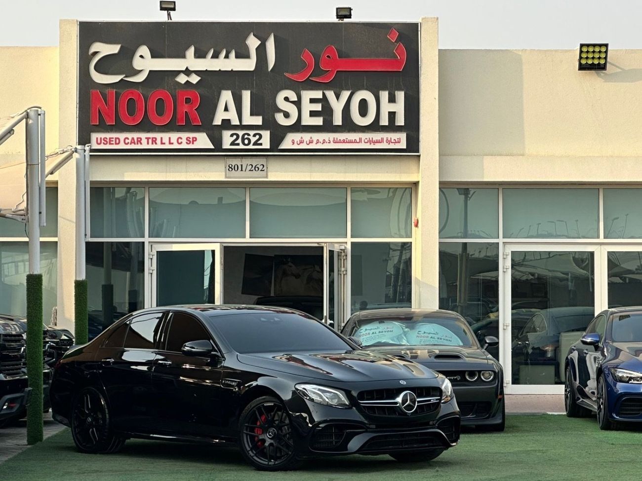 مرسيدس بنز E 63 S AMG ‎مرسيدس بنز E63s اي ام جي 2018 ‎كلين تايتل بحالة جدا ممتازة ‎فل اوبشن 6 فصوص ‎فل اوبشن
