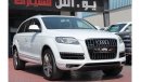 Audi Q7 QUATRO V6 3.0 FULLY LOADED 2015 GCC FSH WITH AGENCY IN MINT CONDITION